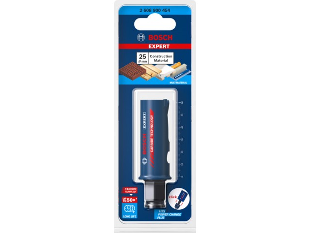 Žaga za izrezovanje lukenj Bosch EXPERT Construction Material, 25x60mm, 2608900454